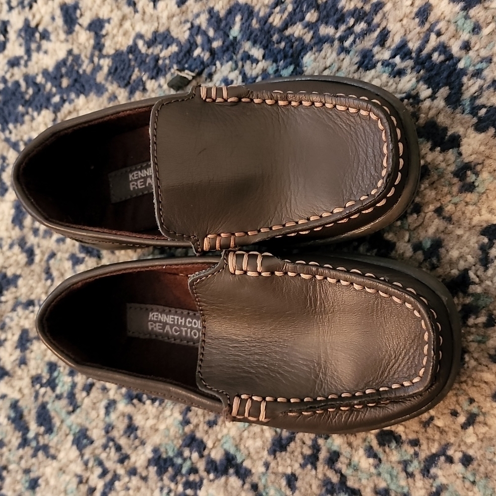 Boys brown dress shoes